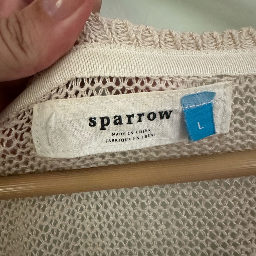 Anthropologie Linen patch pocket sweater - Picture 3 of 5